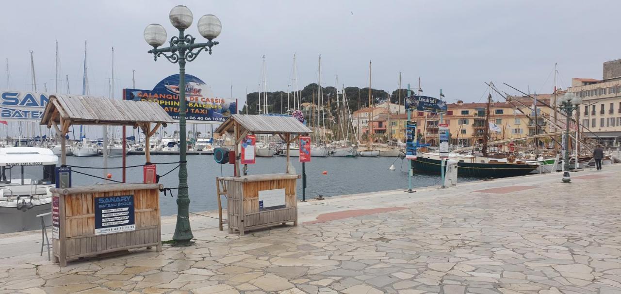 Appartement Entier Au Dessus De Villa, Climatisation Reversible Poele A Bois Tres Chaleureux , Wi Fi Parking Privee Gratuit Situation 500 M, Plage Et Centre Ville Sanary-sur-Mer Exterior photo